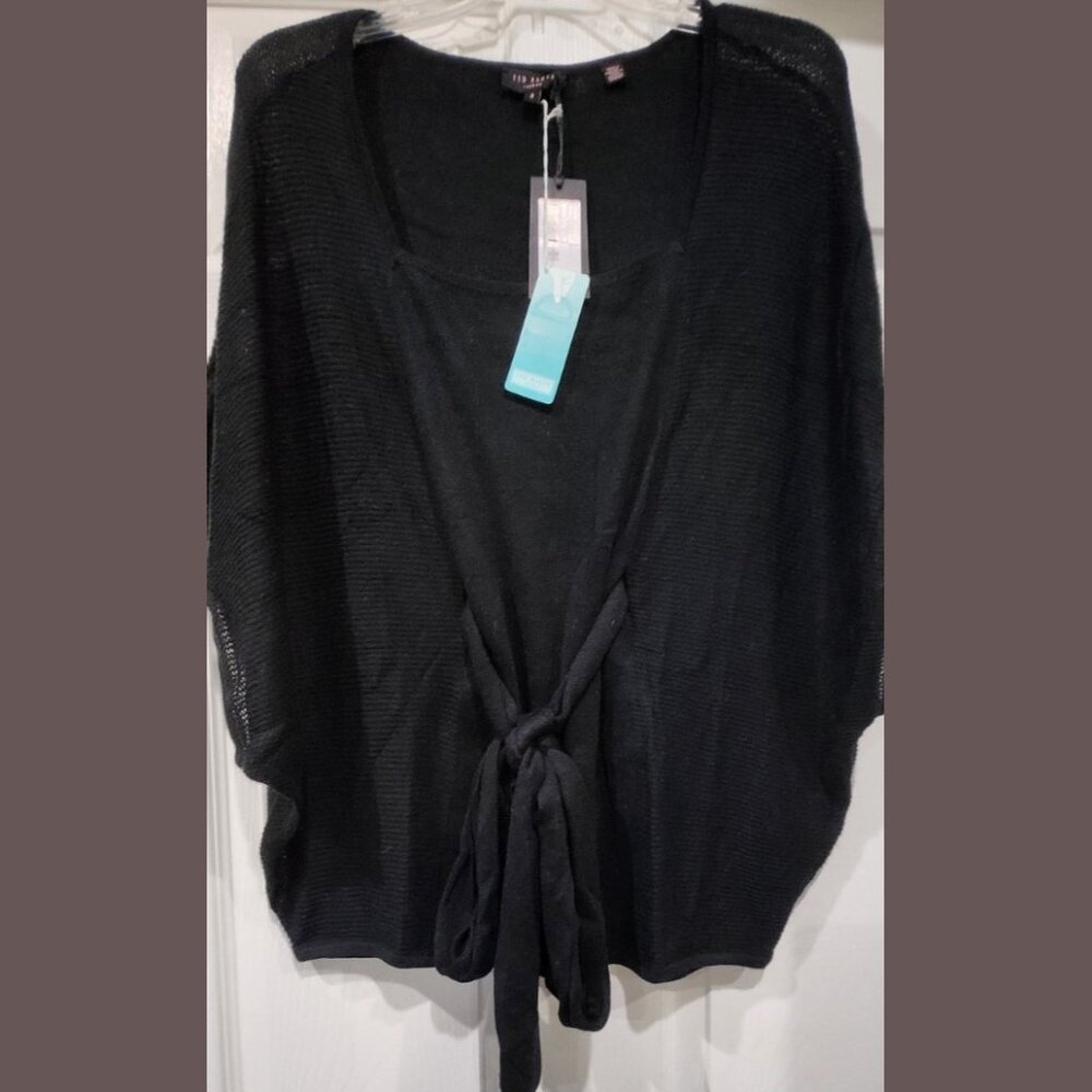 $185 NWT TED BAKER LONDON KNITTED TOP WITH WAIS TIE